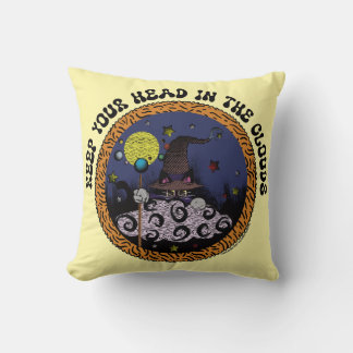 Mystic Mew Head In The Clouds Orange Version Cushion