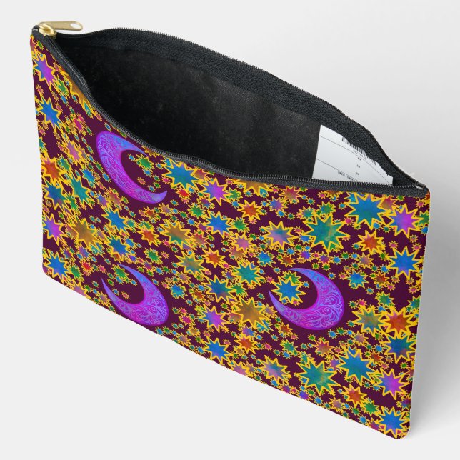 Mystic Moon Alchemy Accessory Pouch (Open)
