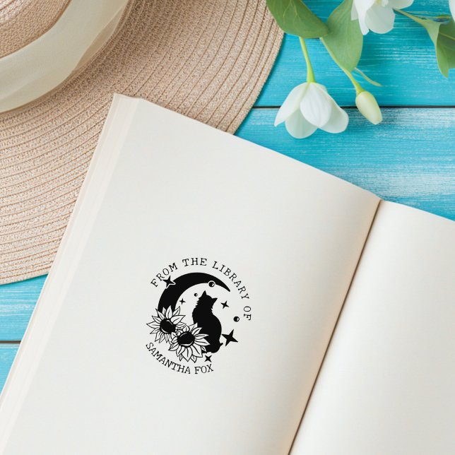 Mystic Moon Cat From the Library Of Rubber Stamp (Creator Uploaded)