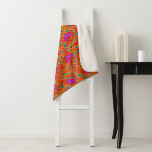 Mystic Moon Solar Heat Sherpa Blanket