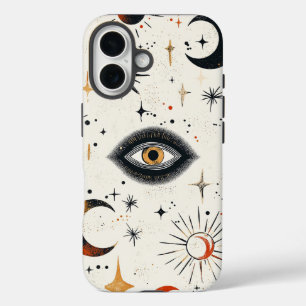Mystic Moon & Stars Boho Phone Case 