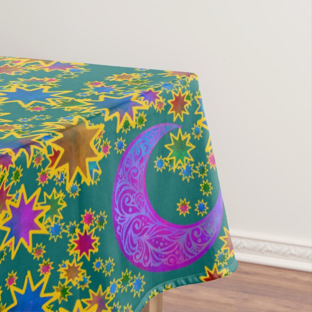 Mystic Moon Twilight Tablecloth (In Situ)