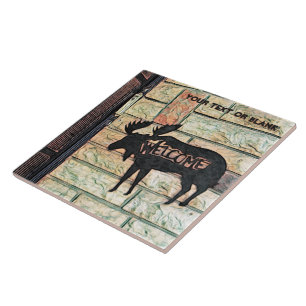 Mystic Moose Ceramic Tile