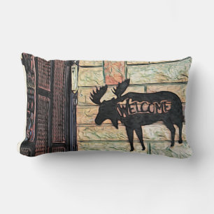 Mystic Moose Lumbar Cushion