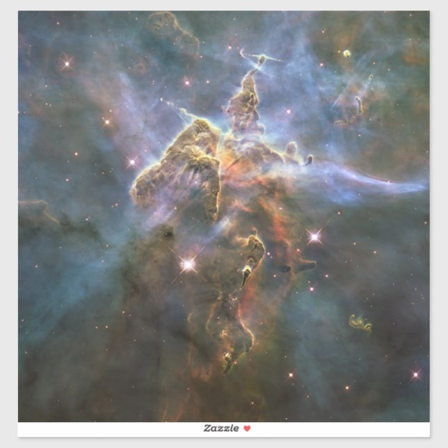 Mystic Mountain in Carina Nebula Hubble Space (Sheet)