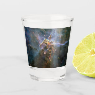 Mystic Mountain in Carina Nebula Hubble Space Shot Glass