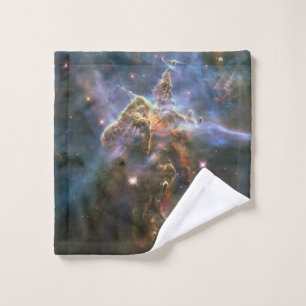 Mystic Mountain in Carina Nebula Hubble Space Wash Cloth