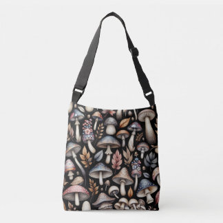 Mystic Mushrooms  Crossbody Bag