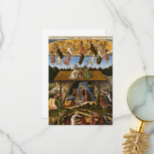 Mystic Nativity, 1500 by Sandro Botticelli Thank You Card