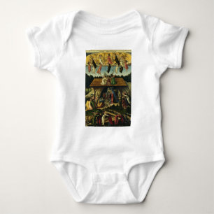 Mystic Nativity by Sandro Botticelli  Baby Bodysuit