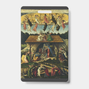 Mystic Nativity by Sandro Botticelli  ID Badge
