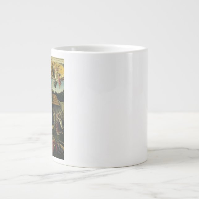 Mystic Nativity by Sandro Botticelli  Large Coffee Mug (Front)