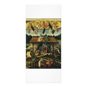 Mystic Nativity by Sandro Botticelli Rack Card