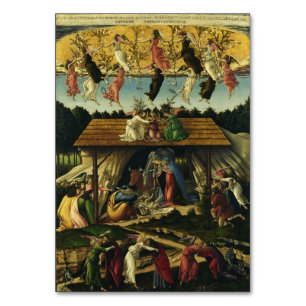 Mystic Nativity by Sandro Botticelli  Table Number