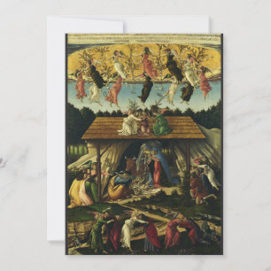 Mystic Nativity by Sandro Botticelli Thank You Card