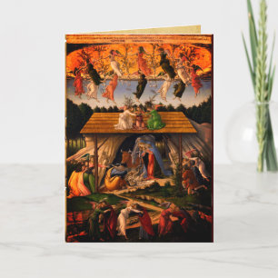 MYSTIC NATIVITY Old Irish Christmas Blessing Holiday Card