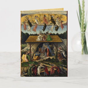 MYSTIC NATIVITY Old Irish Christmas Blessing Holiday Card