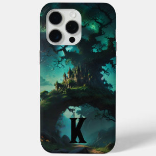 Mystic Nature Personalise Monogram iPhone 15 Pro Max Case