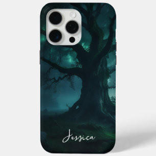 Mystic Nature Personalise Name iPhone 15 Pro Max Case
