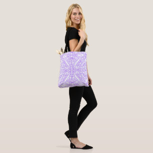 Mystic Nebula Lilac Tote Bag