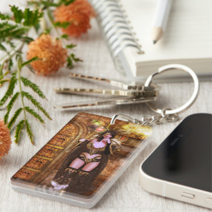 Mystic of the Velvet Shadows Key Ring