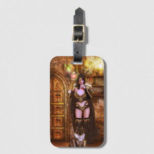 Mystic of the Velvet Shadows Luggage Tag