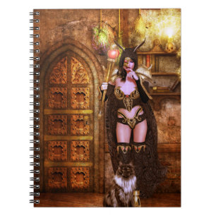 Mystic of the Velvet Shadows Notebook