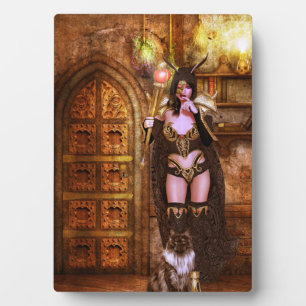 Mystic of the Velvet Shadows Plaque