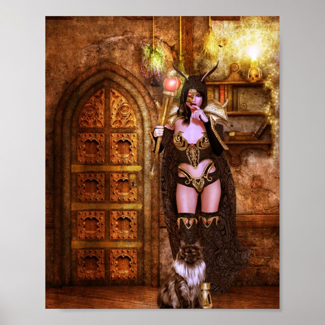 Mystic of the Velvet Shadows Poster (Front)