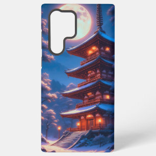 Mystic Pagoda Beneath the Lunar Sky Samsung Galaxy Case