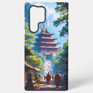 Mystic Pagoda Path at Sunrise Samsung Galaxy Case