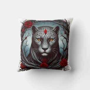 Mystic Panther or Enchanted Beast Cushion