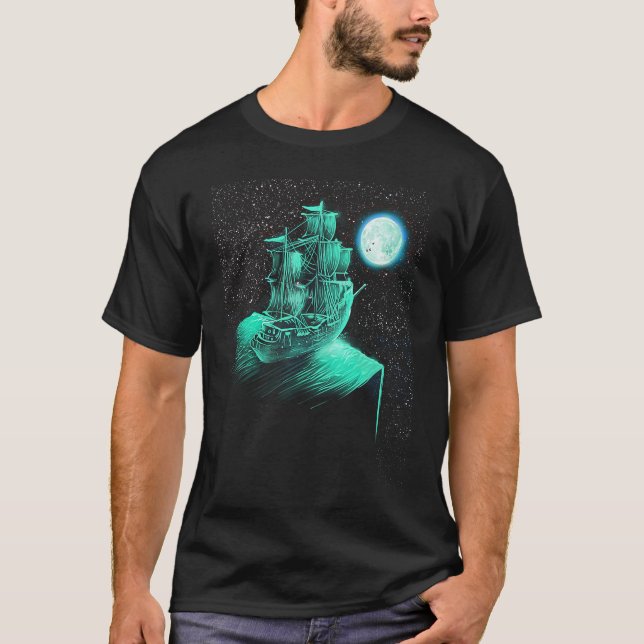 Mystic Pirate Ship T-Shirt (Front)