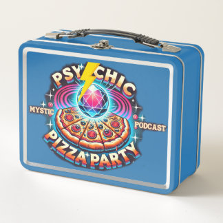 Mystic Pizza Party Podcast Metal Lunchbox