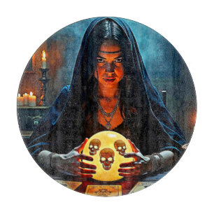 Mystic Psychic Fortune Teller Design Cutting Board