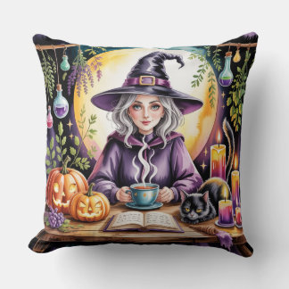 Mystic Pumpkin Night Halloween Pillowcase Cushion