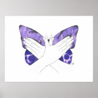 Mystic Purple Butterfly In ASL