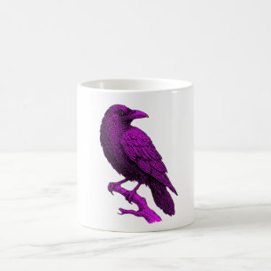 Mystic Raven Violet Mood Coffee Mug