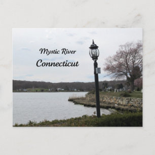 Mystic River, Connecticut Postcard