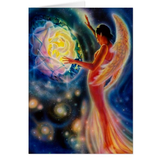 Mystic Rose Greeting Card