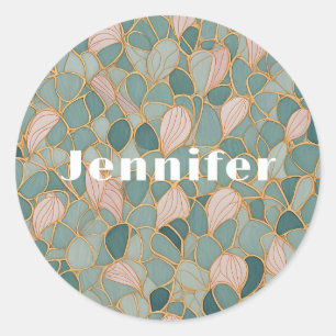 Mystic Scales: Pastel Fantasy Classic Round Sticker