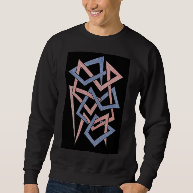 Mystic Shapes Abstract Symbol Sweatshirt (Front)