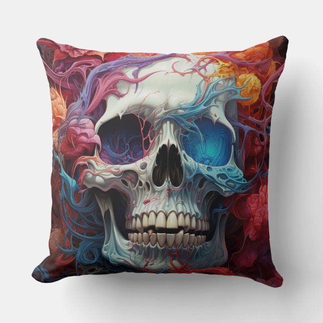 Mystic Skull Cushion (Front)