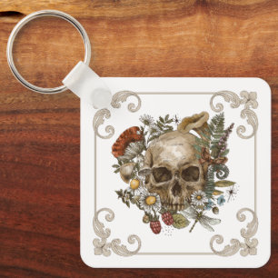 Mystic Skull Vintage Key Ring