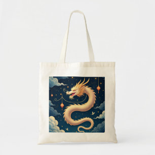 Mystic Sky Serpent – Celestial Dragon Budget Tote Bag