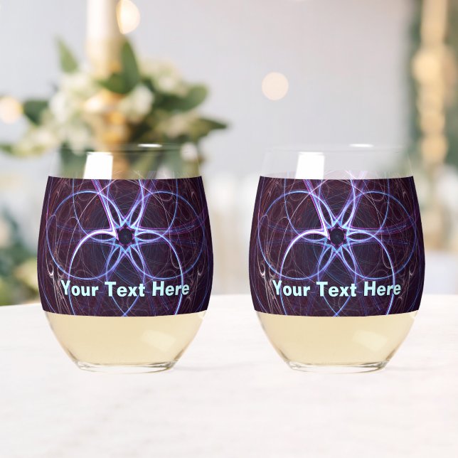 Mystic Stemless Wine Glass (Insitu (Wedding))