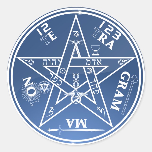 mystic symbol stickers (Front)