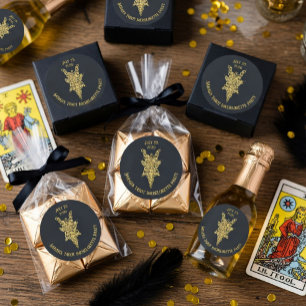 Mystic Tarot  Bachelorette Party Classic Round Sticker