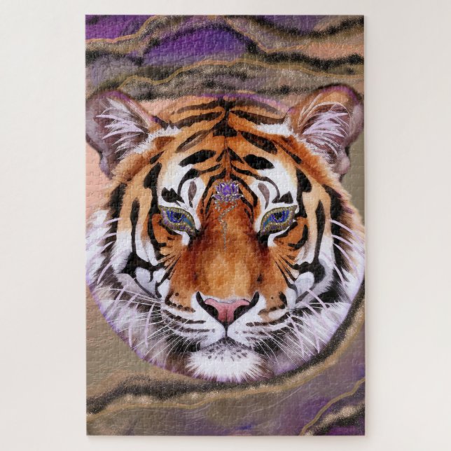 Mystic Tiger 2  Jigsaw Puzzle (Vertical)