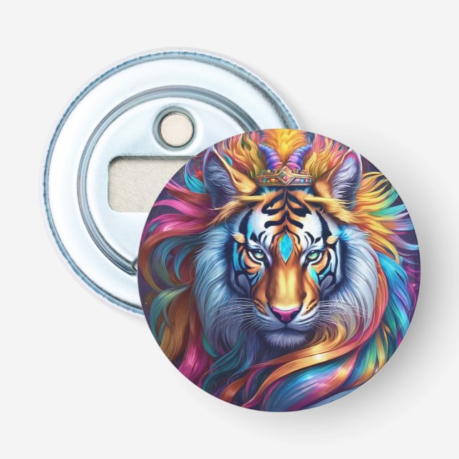 Mystic Tiger Bottle Opener (Front)